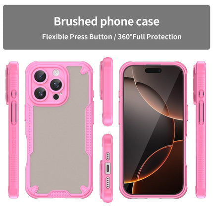 Armor Glaze PC Hybrid TPU Phone Case, For iPhone 16 Pro, For iPhone 16 Plus, For iPhone 16, For iPhone 15 Pro Max
