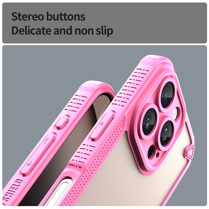 Armor Glaze PC Hybrid TPU Phone Case, For iPhone 16 Pro, For iPhone 16 Plus, For iPhone 16, For iPhone 15 Pro Max