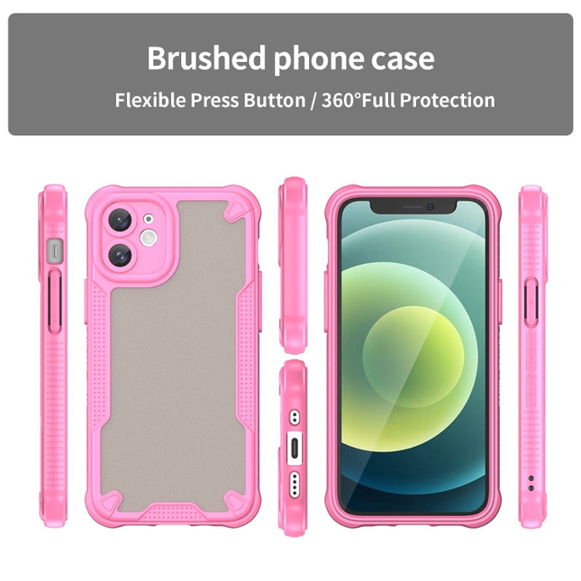 Armor Glaze PC Hybrid TPU Phone Case, For iPhone 12, For iPhone 12 Pro Max, For iPhone 12 Pro, For iPhone SE 2020