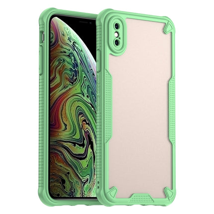 Armor Glaze PC Hybrid TPU Phone Case, For iPhone XR, For iPhone XS Max, For iPhone X, For iPhone 8 Plus