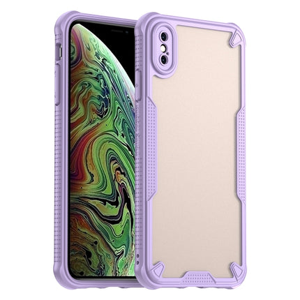 Armor Glaze PC Hybrid TPU Phone Case, For iPhone XR, For iPhone XS Max, For iPhone X, For iPhone 8 Plus