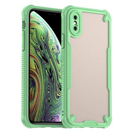 Armor Glaze PC Hybrid TPU Phone Case, For iPhone XR, For iPhone XS Max, For iPhone X, For iPhone 8 Plus