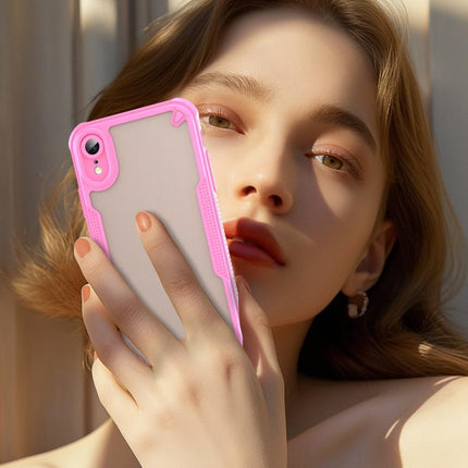 Armor Glaze PC Hybrid TPU Phone Case, For iPhone XR, For iPhone XS Max, For iPhone X, For iPhone 8 Plus