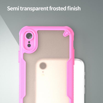 Armor Glaze PC Hybrid TPU Phone Case, For iPhone XR, For iPhone XS Max, For iPhone X, For iPhone 8 Plus