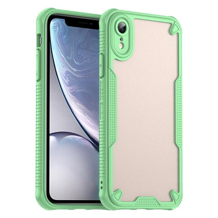 Armor Glaze PC Hybrid TPU Phone Case, For iPhone XR, For iPhone XS Max, For iPhone X, For iPhone 8 Plus