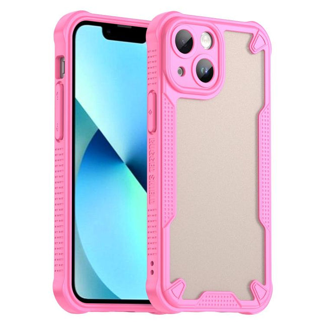 Armor Glaze PC Hybrid TPU Phone Case, For iPhone 13 Pro Max, For iPhone 13 Pro, For iPhone 13, For iPhone 13 mini