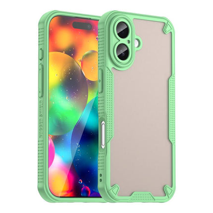 Armor Glaze PC Hybrid TPU Phone Case, For iPhone 17 Pro, For iPhone 17, For iPhone Air, For iPhone 16 Pro Max