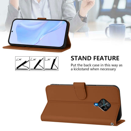 Skin Feel Solid Color Leather Phone Case with Lanyard, For vivo Y53S 4G / Y51A 2021