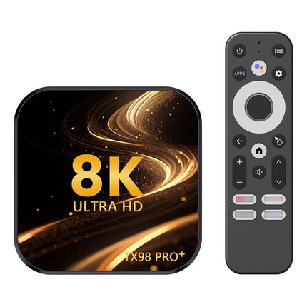 TX98 Pro+ 8K UHD Android 13 Smart TV Box with Remote Control, RK3528 Quad-Core, 2GB+16GB, 4GB+32GB, 4GB+64GB