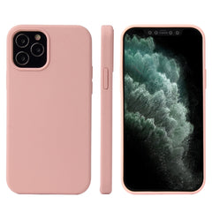 Solid Color Liquid Silicone Shockproof Protective Case, For iPhone 12 mini, For iPhone 12 / 12 Pro