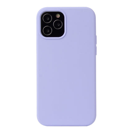 Solid Color Liquid Silicone Shockproof Protective Case, For iPhone 12 mini