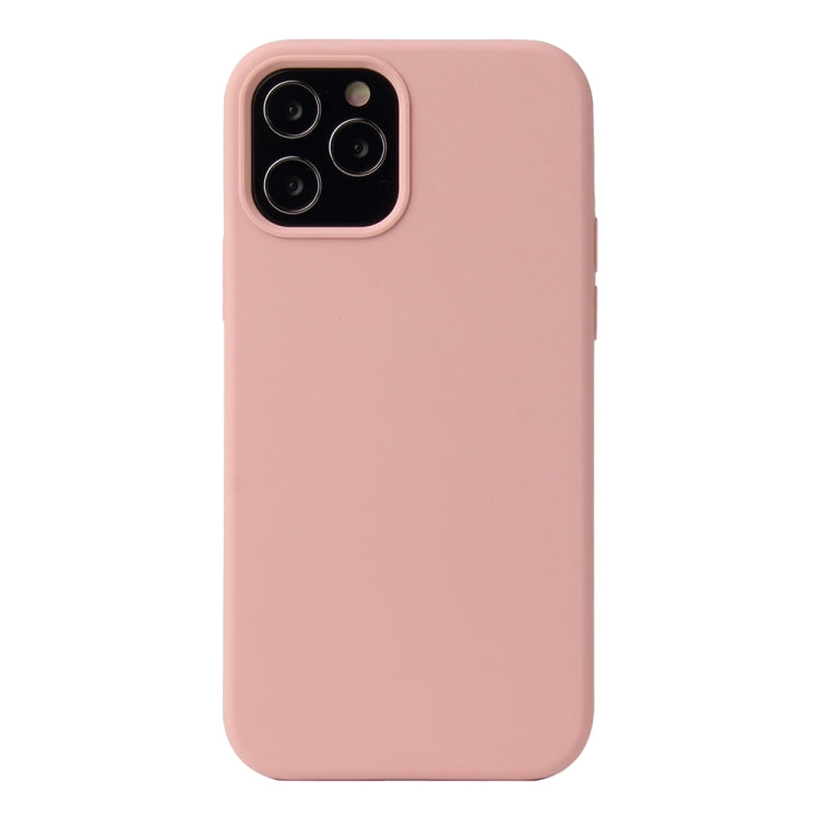 Stoßfeste Schutzhülle aus einfarbigem Flüssigsilikon, für iPhone 12 Mini, für iPhone 12/12 Pro