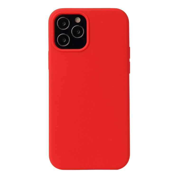 Stoßfeste Schutzhülle aus einfarbigem Flüssigsilikon, für iPhone 12 Mini, für iPhone 12/12 Pro