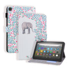 For Amazon Fire HD 8 Plus (2020) / Elephant Flower