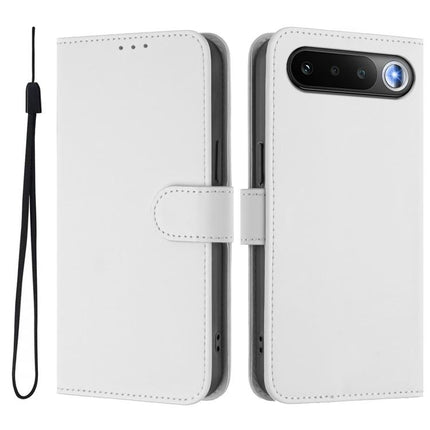 Skin Feel Solid Color Leather Phone Case with Lanyard, For Realme 16 5G Global