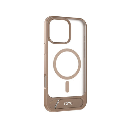 TOTU PC-25 Skin Feel MagSafe Magnetic Stand Phone Case, For iPhone 16 Pro Max, For iPhone 16 Pro