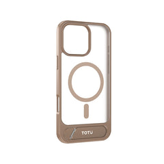 TOTU PC-25 Skin Feel MagSafe Magnetic Stand Phone Case, For iPhone 16 Pro Max, For iPhone 16 Pro, For iPhone 15 Pro Max, For iPhone 15 Pro