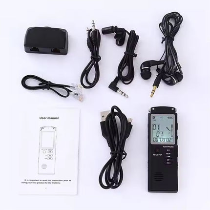 T60 Smart HD Noise Cancelling Voice Recorder MP3 Player, T60