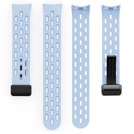 Magnetic Folding Buckle Silicone Watch Band, For Xiaomi Smart Band 9