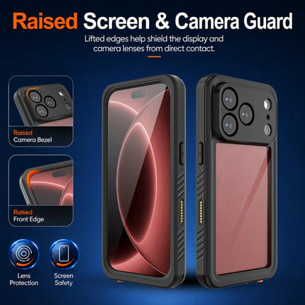 RedPepper IP68 Waterproof Triple-proof Phone Case, For iPhone 18 Pro, For iPhone 18 Pro Max, For iPhone 16 Pro Max, For iPhone 16 Pro, For iPhone 16 Plus, For iPhone 16