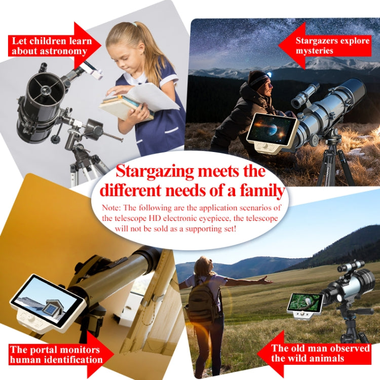 S1 5 inch 2K IPS Screen Astronomical Telescope Digital Electronic Eyepiece