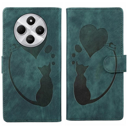 Pen Heart Cat Embossed Leather Phone Case, For Xiaomi Poco C75, For Xiaomi 14T Pro, For Xiaomi 14T