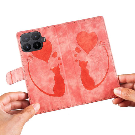Pen Heart Cat Embossed Leather Phone Case, For Xiaomi 17T Pro 5G, For Xiaomi 17T 5G, For Xiaomi 15T Pro 5G, For Xiaomi 15T 5G