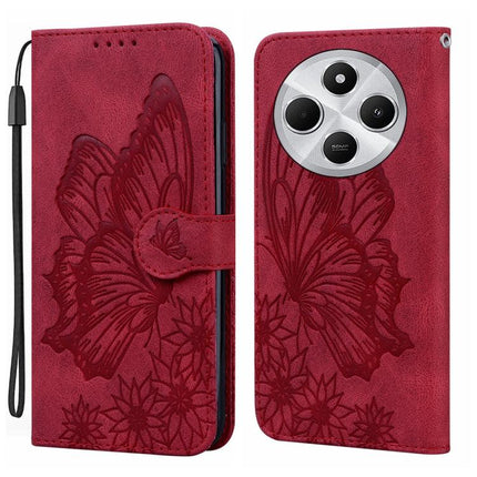 Retro Skin Feel Butterflies Embossing Horizontal Flip Leather Phone Case, For Xiaomi Poco C75, For Xiaomi 14T Pro, For Xiaomi 14T