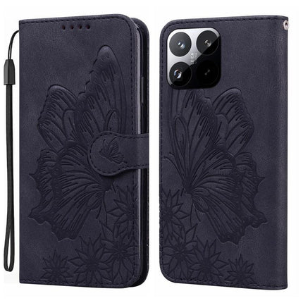 Retro Skin Feel Butterflies Embossing Horizontal Flip Leather Phone Case, For Xiaomi 17T Pro 5G, For Xiaomi 17T 5G, For Xiaomi 15T Pro 5G, For Xiaomi 15T 5G
