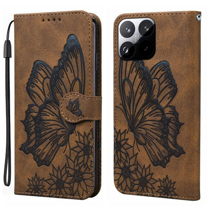 Retro Skin Feel Butterflies Embossing Horizontal Flip Leather Phone Case, For Xiaomi 17T Pro 5G, For Xiaomi 17T 5G, For Xiaomi 15T Pro 5G, For Xiaomi 15T 5G