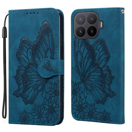 Retro Skin Feel Butterflies Embossing Horizontal Flip Leather Phone Case, For Xiaomi 17T Pro 5G, For Xiaomi 17T 5G, For Xiaomi 15T Pro 5G, For Xiaomi 15T 5G