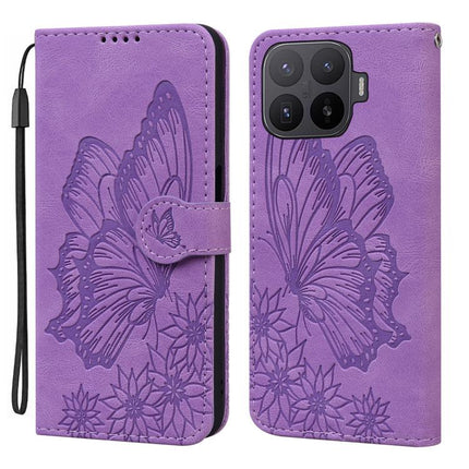 Retro Skin Feel Butterflies Embossing Horizontal Flip Leather Phone Case, For Xiaomi 17T Pro 5G, For Xiaomi 17T 5G, For Xiaomi 15T Pro 5G, For Xiaomi 15T 5G