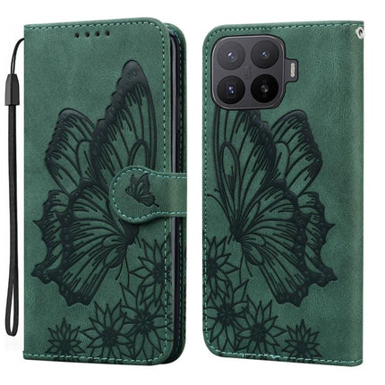 Retro Skin Feel Butterflies Embossing Horizontal Flip Leather Phone Case, For Xiaomi 17T Pro 5G, For Xiaomi 17T 5G, For Xiaomi 15T Pro 5G, For Xiaomi 15T 5G