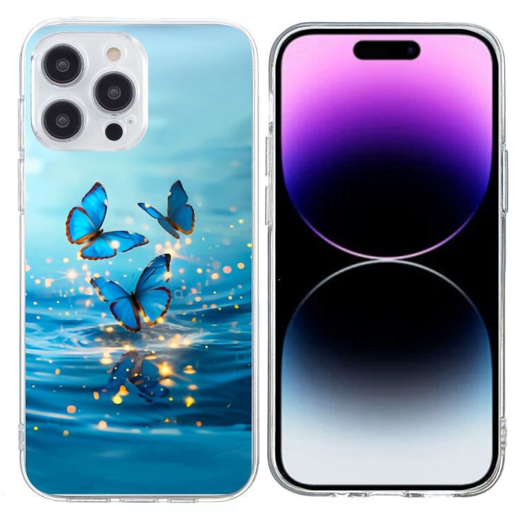 Colorful Painting Pattern TPU Phone Case, For iPhone 16 Pro Max, For iPhone 16 Pro