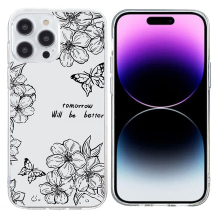 Colorful Painting Pattern TPU Phone Case, For iPhone 16 Pro Max, For iPhone 16 Pro