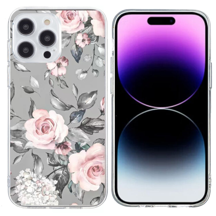 Colorful Painting Pattern TPU Phone Case, For iPhone 16 Pro Max, For iPhone 16 Pro