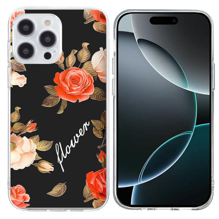 Colorful Painting Pattern TPU Phone Case, For iPhone 16 Pro Max, For iPhone 16 Pro