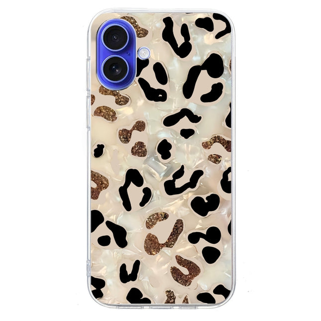 Colorful Painting Pattern TPU Phone Case, For iPhone 16 Plus, For iPhone 16