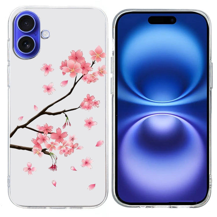 Colorful Painting Pattern TPU Phone Case, For iPhone 16 Plus, For iPhone 16