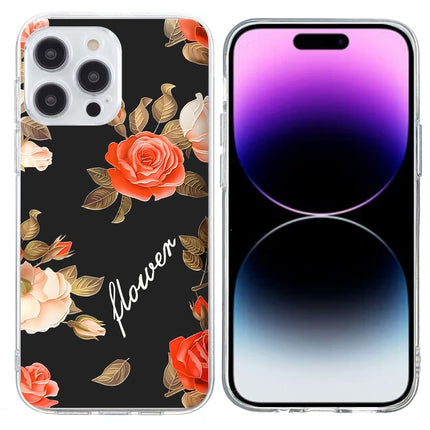 Colorful Painting Pattern TPU Phone Case, For iPhone 15 Pro Max, For iPhone 15 Pro