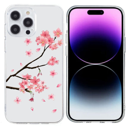 Colorful Painting Pattern TPU Phone Case, For iPhone 15 Pro Max, For iPhone 15 Pro