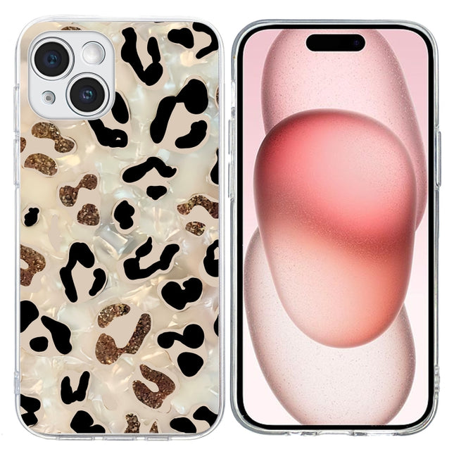 Colorful Painting Pattern TPU Phone Case, For iPhone 15 Plus, For iPhone 15