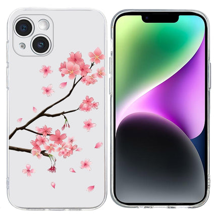 Colorful Painting Pattern TPU Phone Case, For iPhone 14 Plus, For iPhone 14
