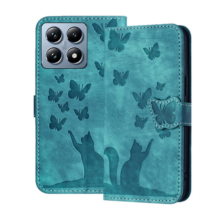 Butterfly Cat Embossing Flip Leather Phone Case, For Xiaomi Poco C75, For Xiaomi 14T Pro, For Xiaomi 14T