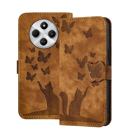 Butterfly Cat Embossing Flip Leather Phone Case, For Xiaomi Poco C75, For Xiaomi 14T Pro, For Xiaomi 14T