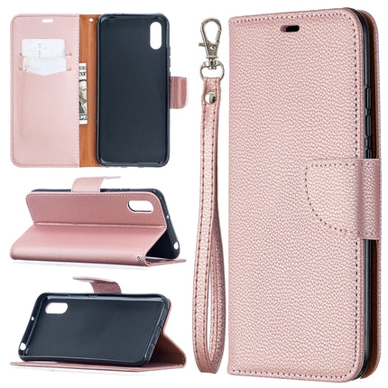 Litchi Texture Pure Color Horizontal Flip PU Leather Case with Holder & Card Slots & Wallet & Lanyard, For Xiaomi Redmi 9A, For Xiaomi Redmi 9C