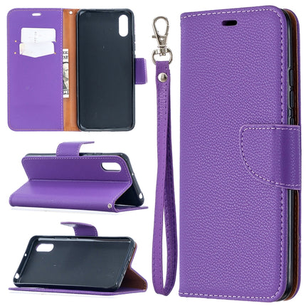Litchi Texture Pure Color Horizontal Flip PU Leather Case with Holder & Card Slots & Wallet & Lanyard, For Xiaomi Redmi 9A, For Xiaomi Redmi 9C