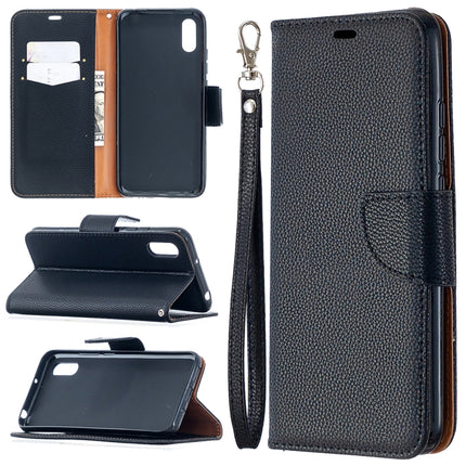 Litchi Texture Pure Color Horizontal Flip PU Leather Case with Holder & Card Slots & Wallet & Lanyard, For Xiaomi Redmi 9A, For Xiaomi Redmi 9C
