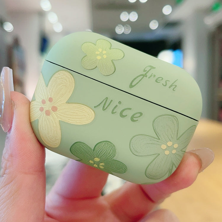 Oil Painting Floral Matte Earphones Protective Case, For AirPods 4, For AirPods Pro 2, For AirPods 3, For AirPods Pro, For AirPods 1 / 2