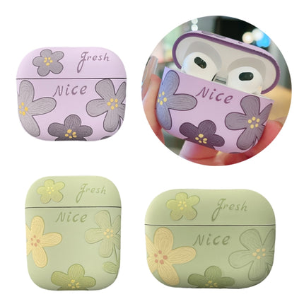 Oil Painting Floral Matte Earphones Protective Case, For AirPods 4, For AirPods Pro 2, For AirPods 3, For AirPods Pro, For AirPods 1 / 2